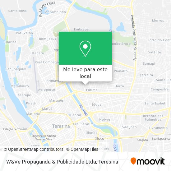 W&Ve Propaganda & Publicidade Ltda mapa