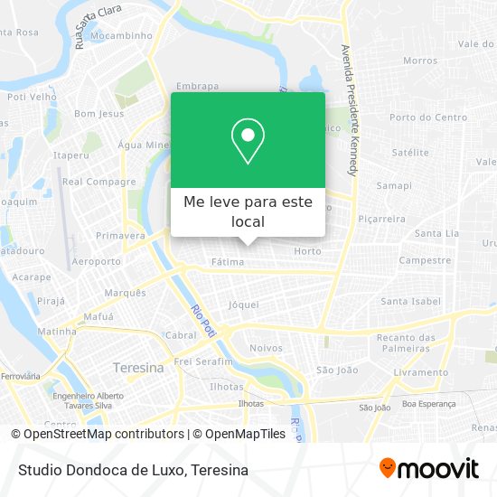 Studio Dondoca de Luxo mapa