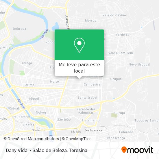 Dany Vidal - Salão de Beleza mapa