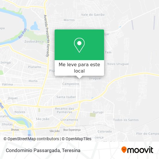 Condominio Passargada mapa