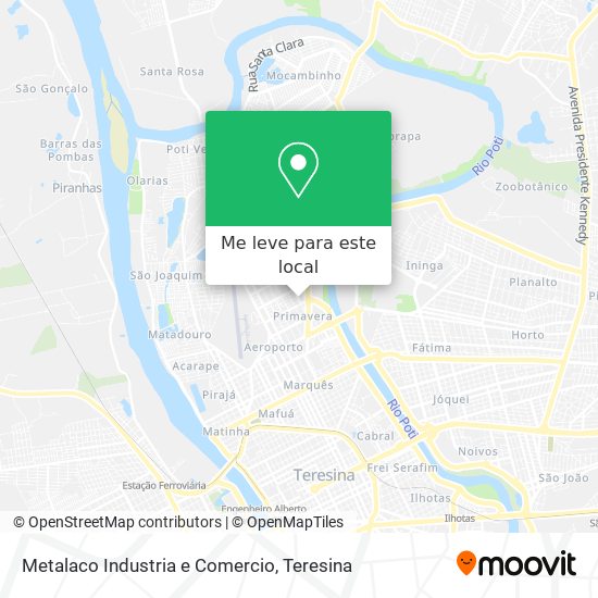 Metalaco Industria e Comercio mapa