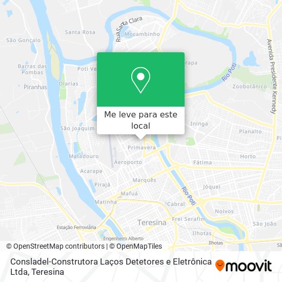 Consladel-Construtora Laços Detetores e Eletrônica Ltda mapa