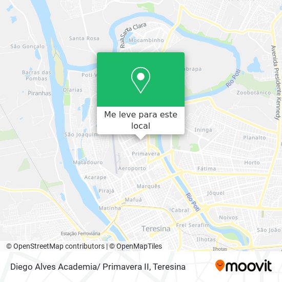Diego Alves Academia/ Primavera II mapa