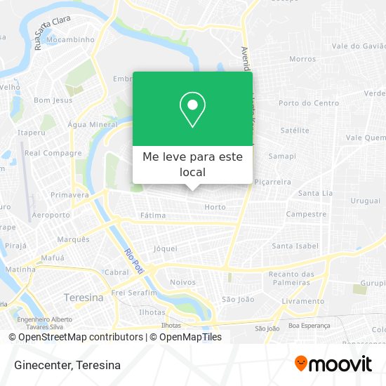 Ginecenter mapa