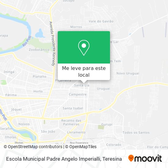 Escola Municipal Padre Angelo Imperialli mapa