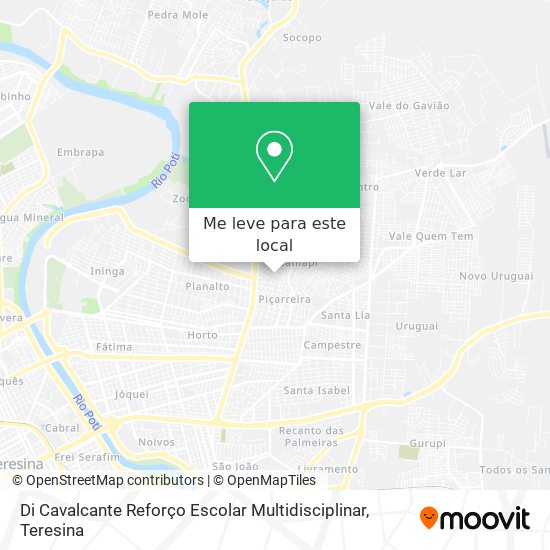 Di Cavalcante Reforço Escolar Multidisciplinar mapa
