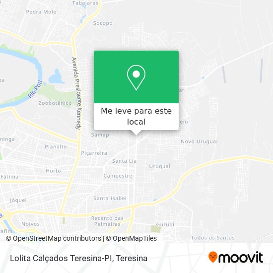 Lolita Calçados Teresina-PI mapa