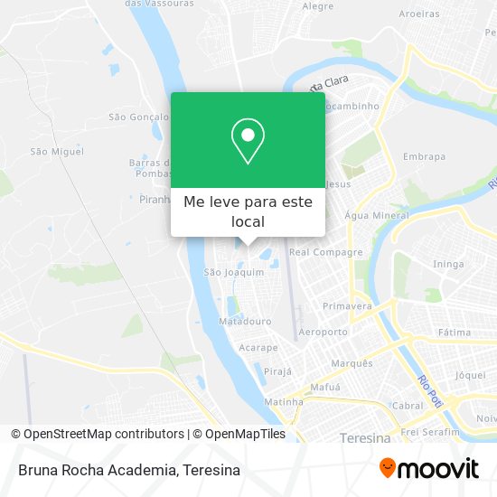 Bruna Rocha Academia mapa