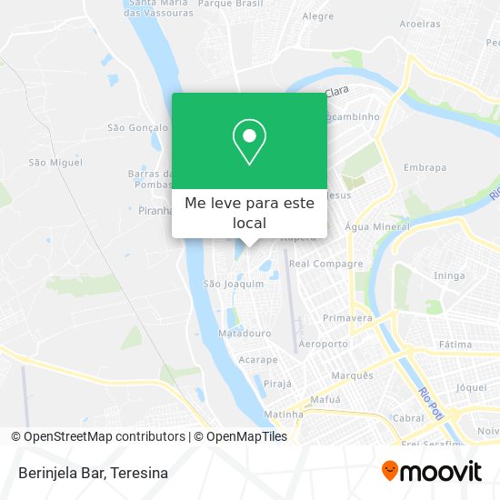 Berinjela Bar mapa