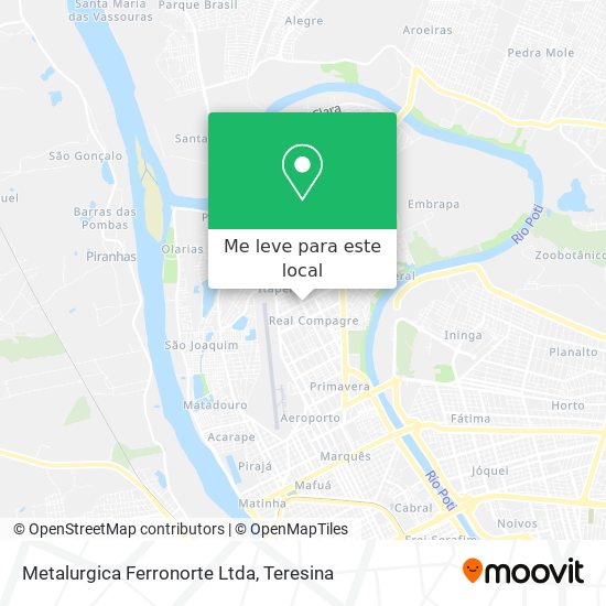 Metalurgica Ferronorte Ltda mapa
