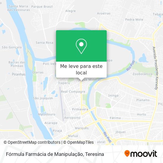 Fórmula Farmácia de Manipulação mapa