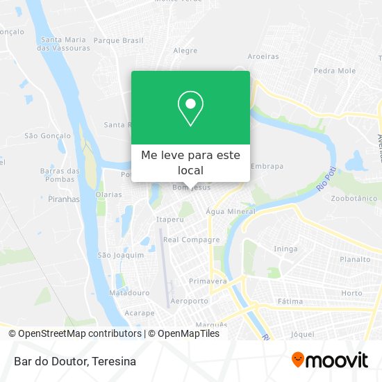 Bar do Doutor mapa