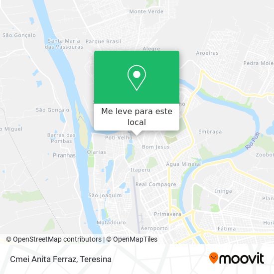 Cmei Anita Ferraz mapa