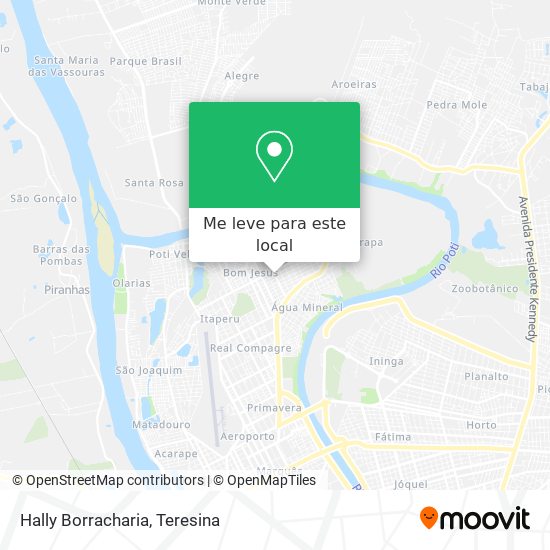 Hally Borracharia mapa