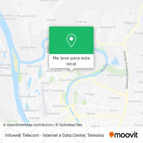 Infoweb Telecom - Internet e Data Center mapa