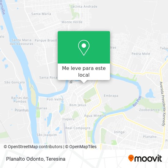 Planalto Odonto mapa