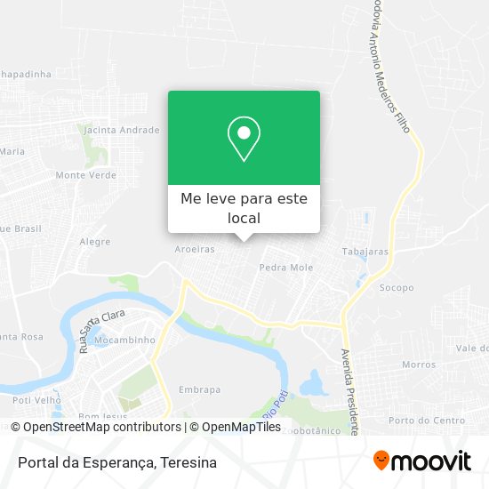 Portal da Esperança mapa