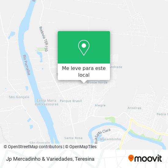 Jp Mercadinho & Variedades mapa