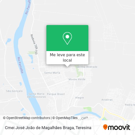 Cmei José João de Magalhães Braga mapa