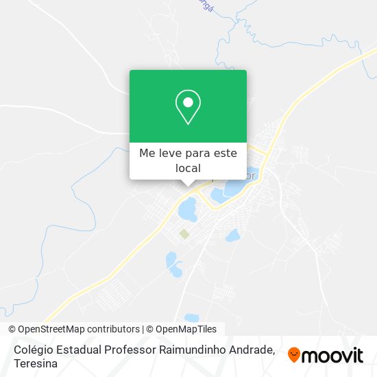 Colégio Estadual Professor Raimundinho Andrade mapa