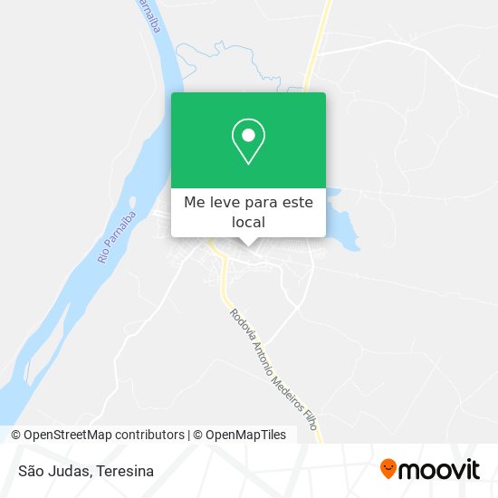 São Judas mapa