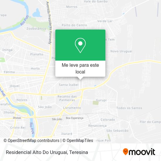 Residencial Alto Do Uruguai mapa