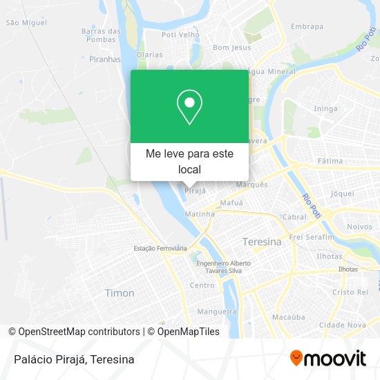 Palácio Pirajá mapa
