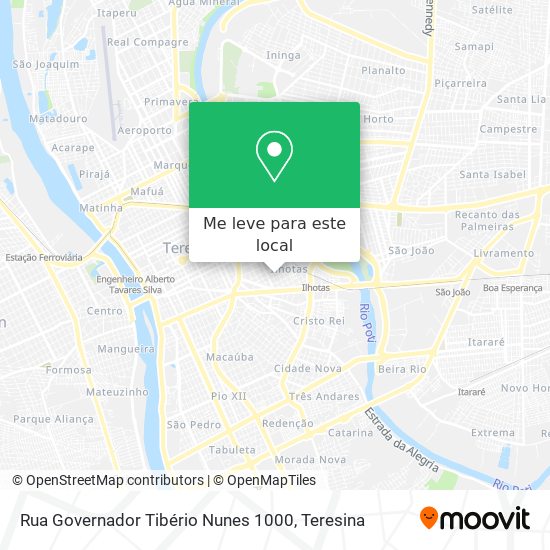 Rua Governador Tibério Nunes 1000 mapa