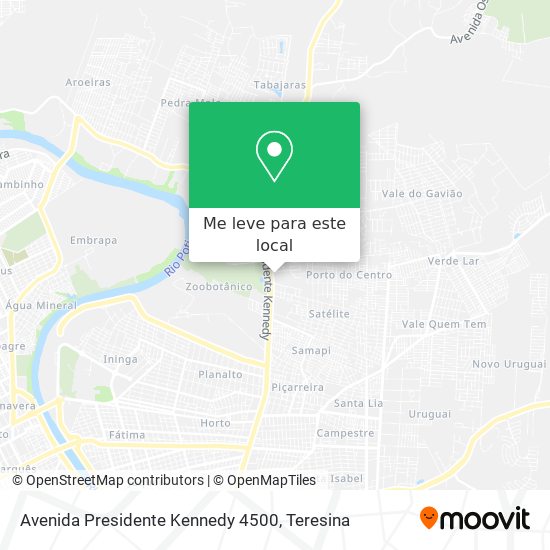 Avenida Presidente Kennedy 4500 mapa