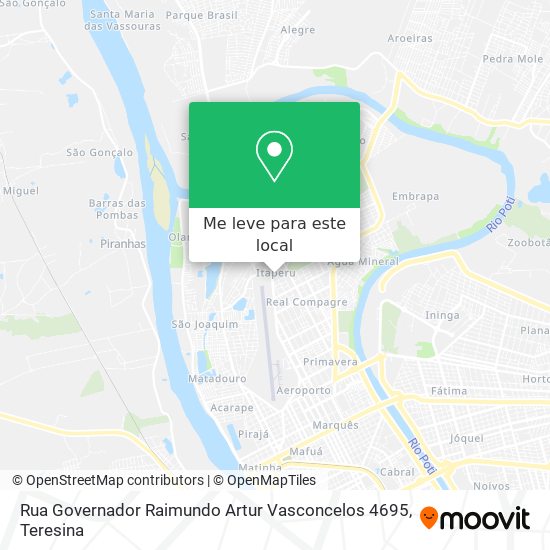 Rua Governador Raimundo Artur Vasconcelos 4695 mapa