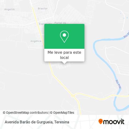 Avenida Barão de Gurgueia mapa