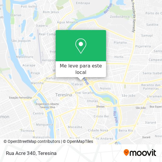 Rua Acre 340 mapa