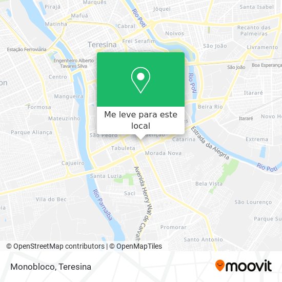 Monobloco mapa