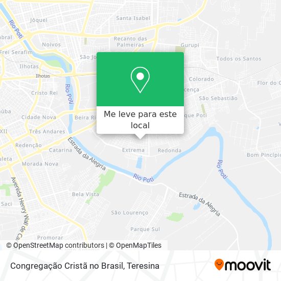 Congregação Cristã no Brasil mapa