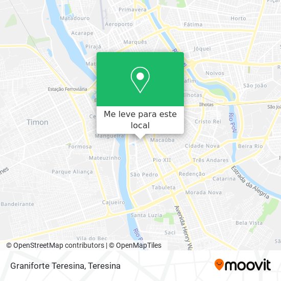 Graniforte Teresina mapa