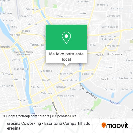 Teresina Coworking - Escritório Compartilhado mapa