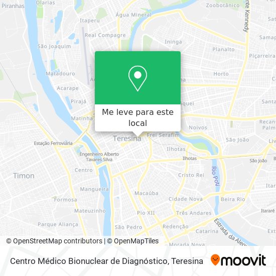 Centro Médico Bionuclear de Diagnóstico mapa