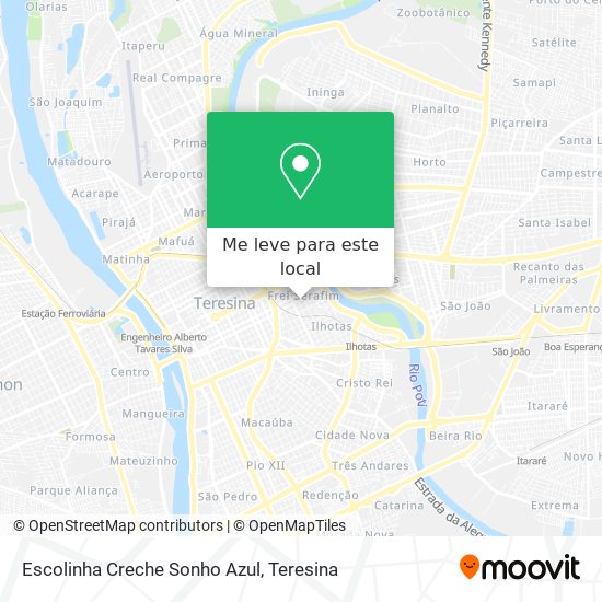 Escolinha Creche Sonho Azul mapa