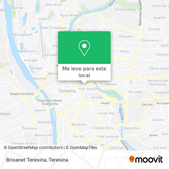 Brisanet Teresina mapa
