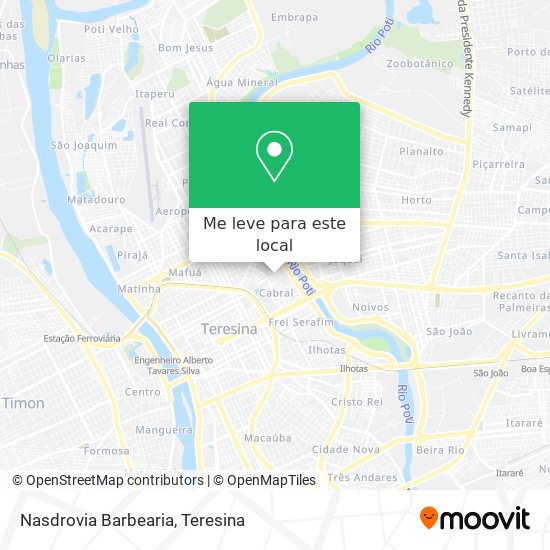 Nasdrovia Barbearia mapa