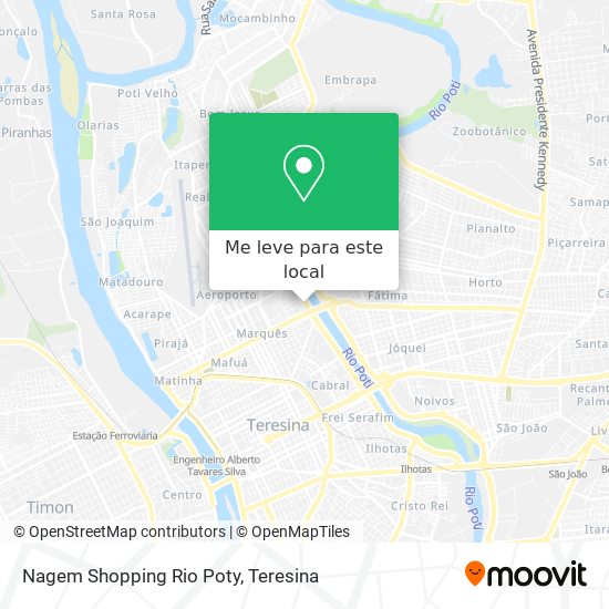 Nagem Shopping Rio Poty mapa