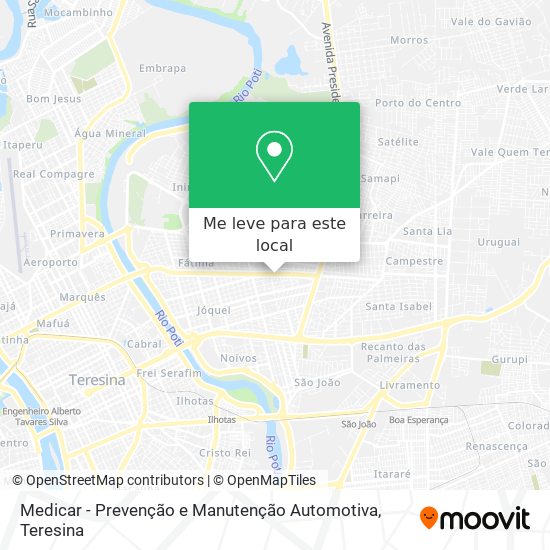 Medicar - Prevenção e Manutenção Automotiva mapa
