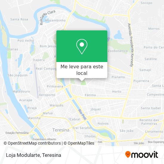 Loja Modularte mapa