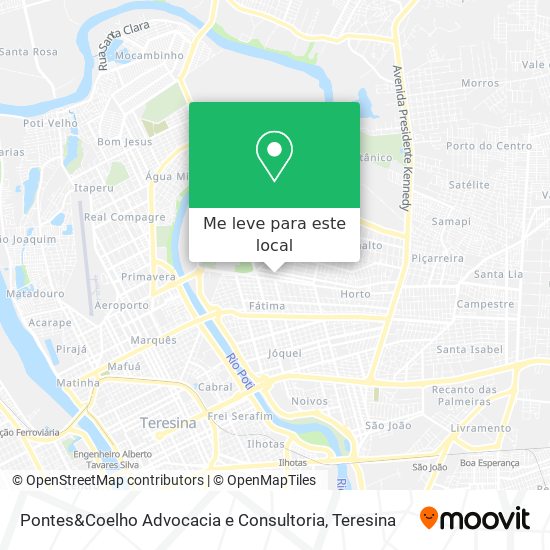 Pontes&Coelho Advocacia e Consultoria mapa