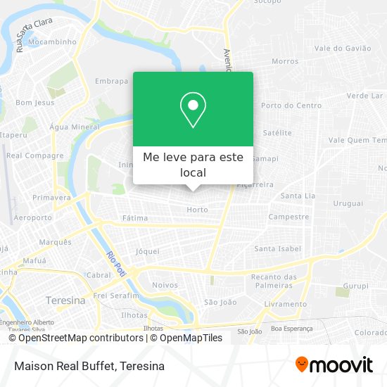 Maison Real Buffet mapa