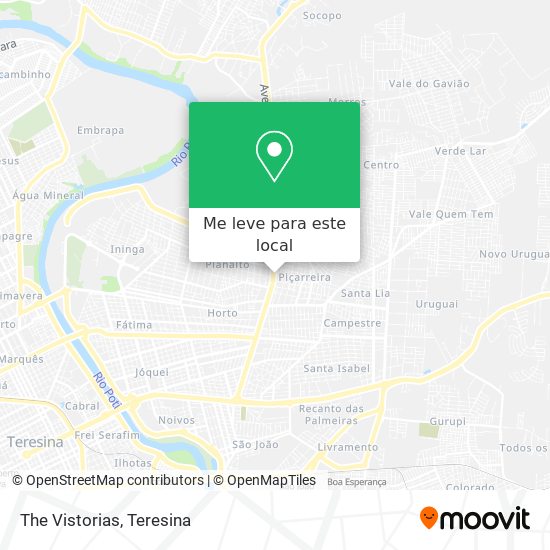 The Vistorias mapa