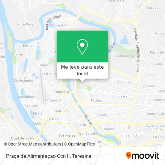 Praça de Alimentaçao Ccn II mapa