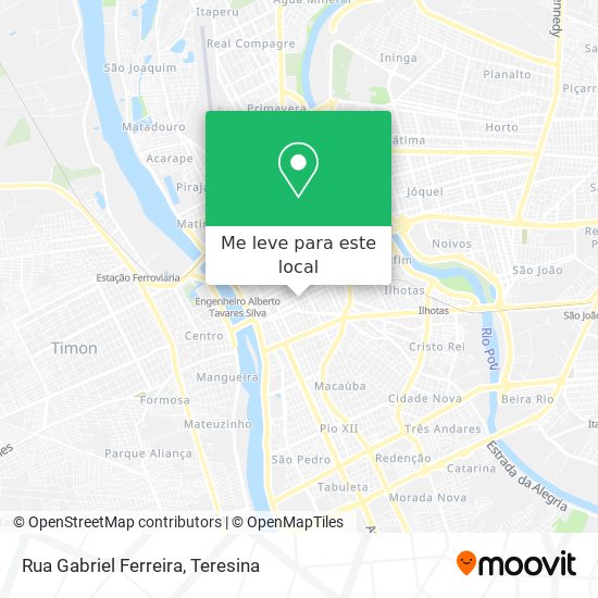 Rua Gabriel Ferreira mapa