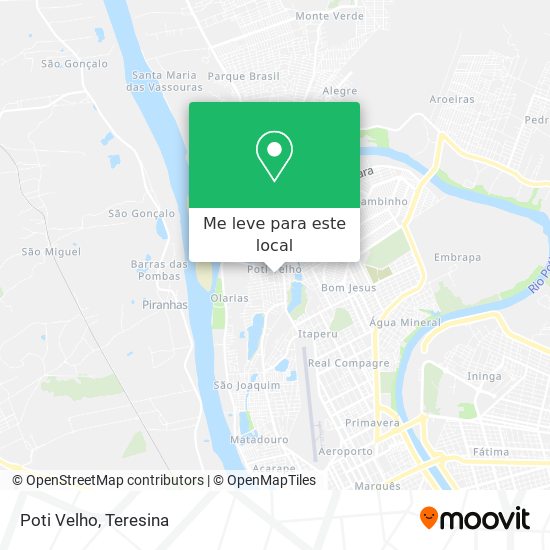 Poti Velho mapa
