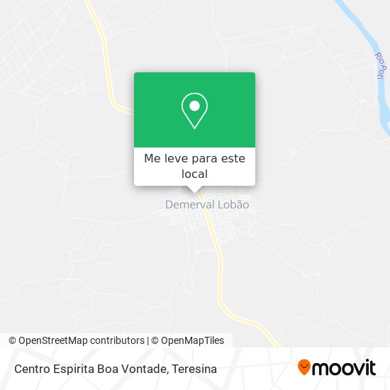 Centro Espirita Boa Vontade mapa